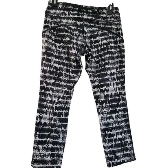 Nike Dri-FIT Running Cropped Leggings Black/White - M - Picture 3 of 5